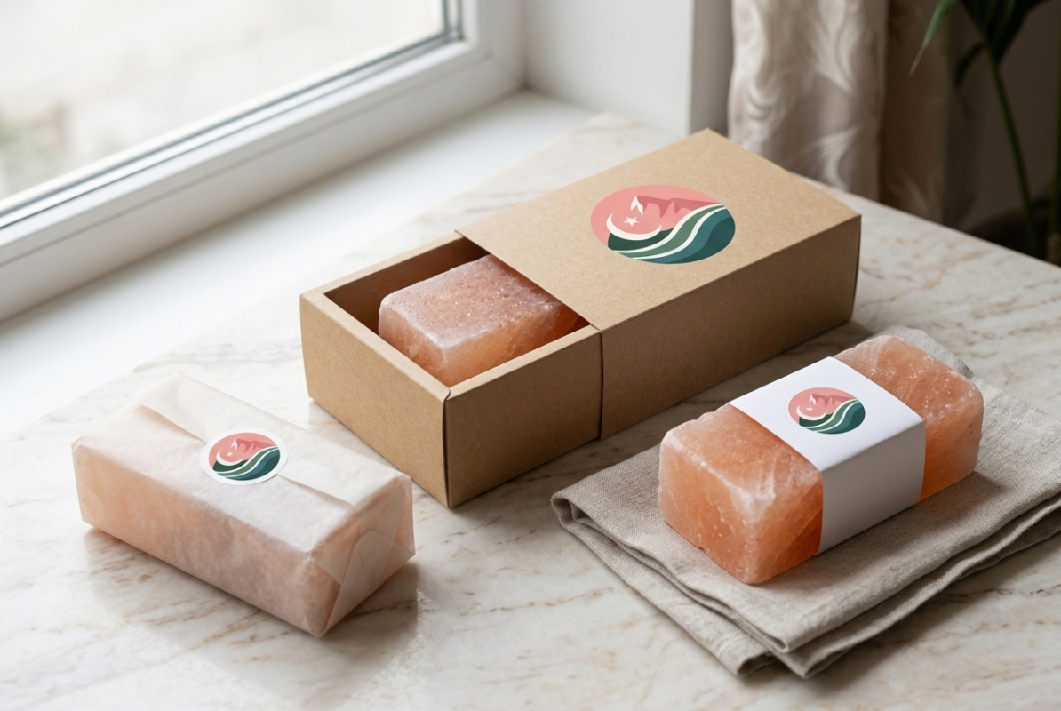 Private label salt block
